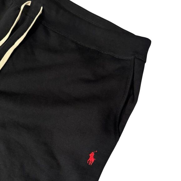NEW Polo Ralph Lauren Mens Soft Fleece Pants Sweatpants Size 3XB Black Red Pony - Picture 6 of 10